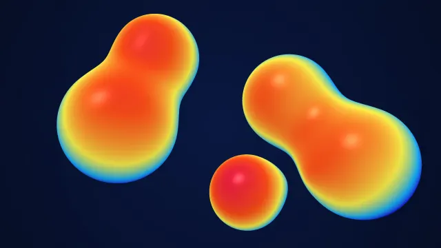 Fond d'écran Mac Bonbons thermiques Nuit Bleue