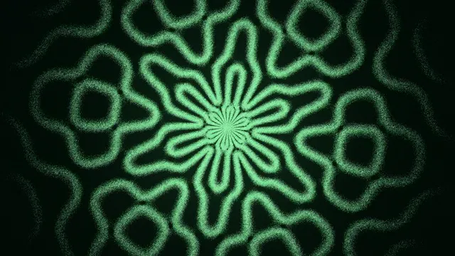 Chladni Cosmos Emerald Mac wallpaper