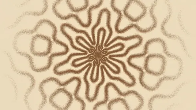Chladni Cosmos Sepia Mac wallpaper