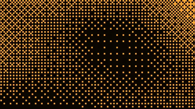Fond d'écran Mac Dither Ambre