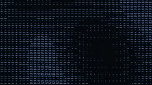 Fond d'écran Mac Marée de glyphes Bleu