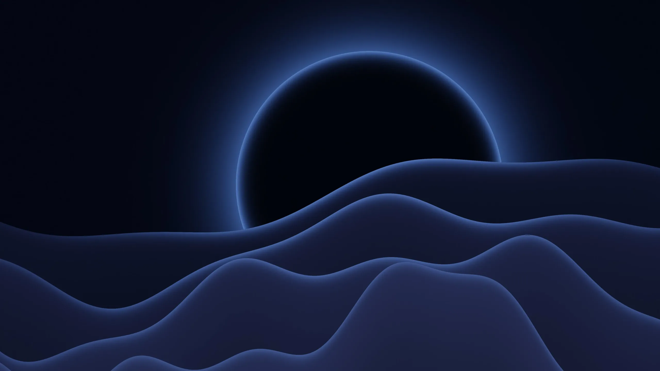 Fond d'écran Mac Orbe × Dunes Cobalt