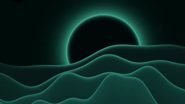 Fond d'écran Mac Orbe × Dunes Menthe