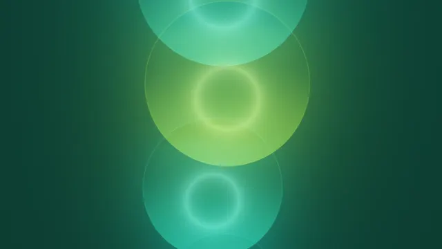 Fond d'écran Mac Sphères Acidulé Menthe