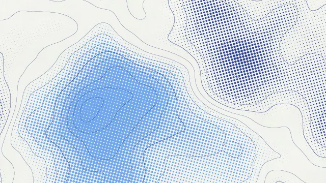 Topo Halftone Blues Mac wallpaper