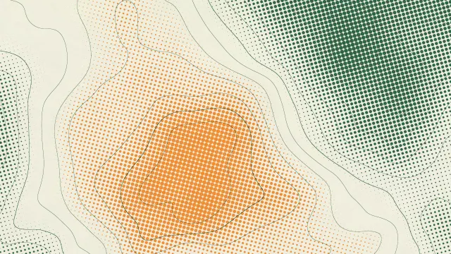 Topo Halftone Forest Mac wallpaper