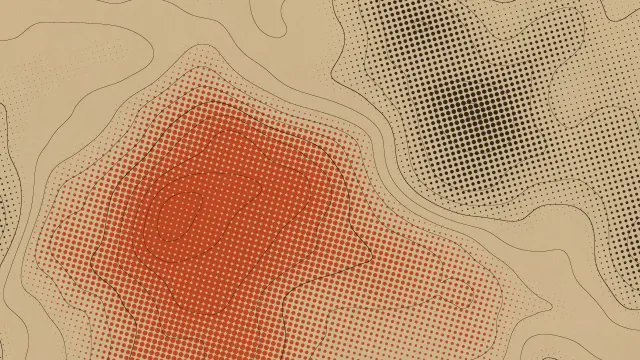 Topo Halftone Kraft Mac wallpaper