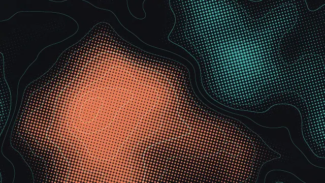 Topo Halftone Night Mac wallpaper