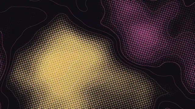 Topo Halftone Pink Night Mac wallpaper